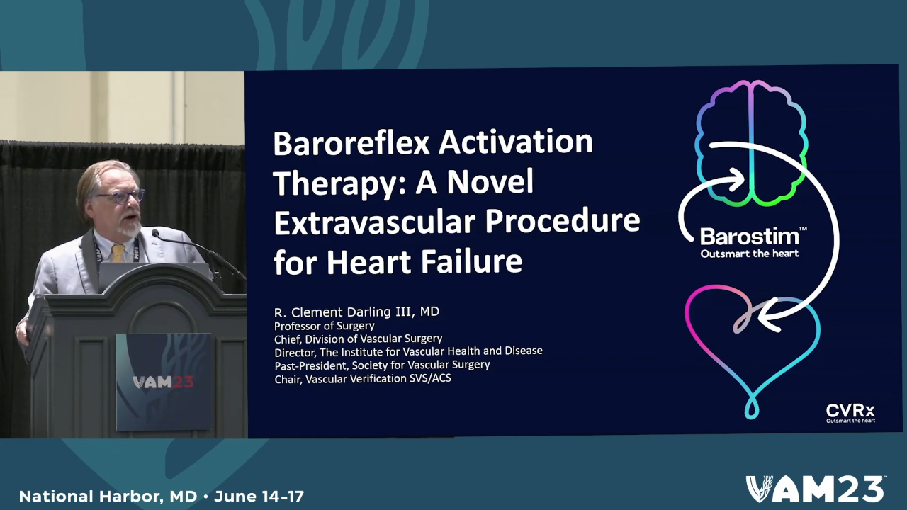 VAM 2023: BAT – A Novel Extravascular Procedure for Heart Failure by Dr. R. Clement Darling III